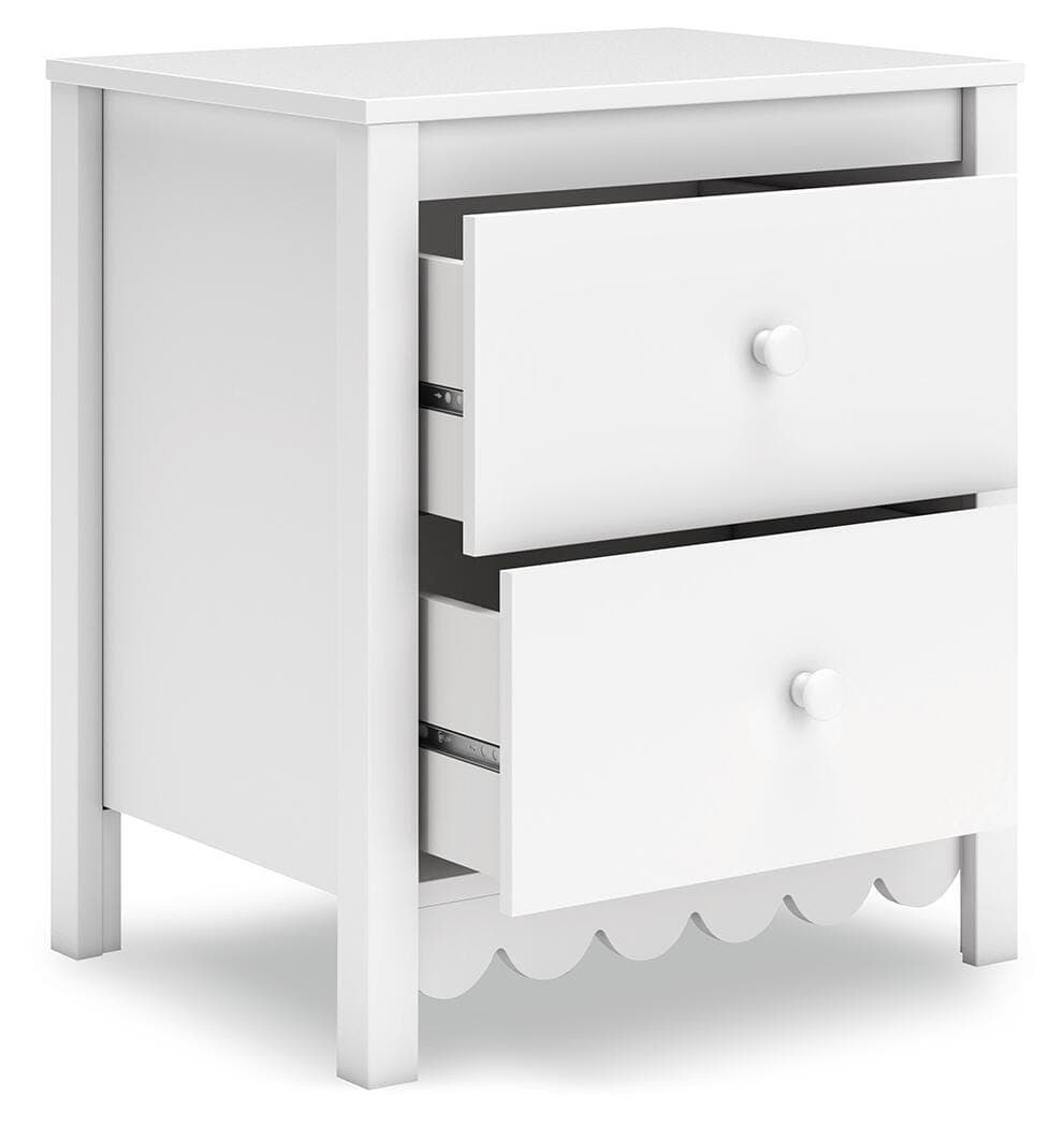 Hallityn Nightstand — White — view 5