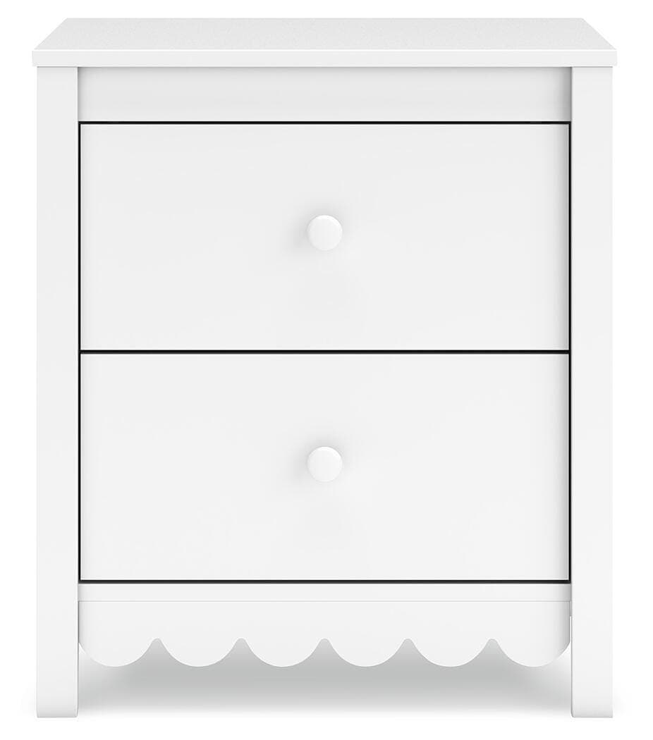 Hallityn Nightstand — White — view 3