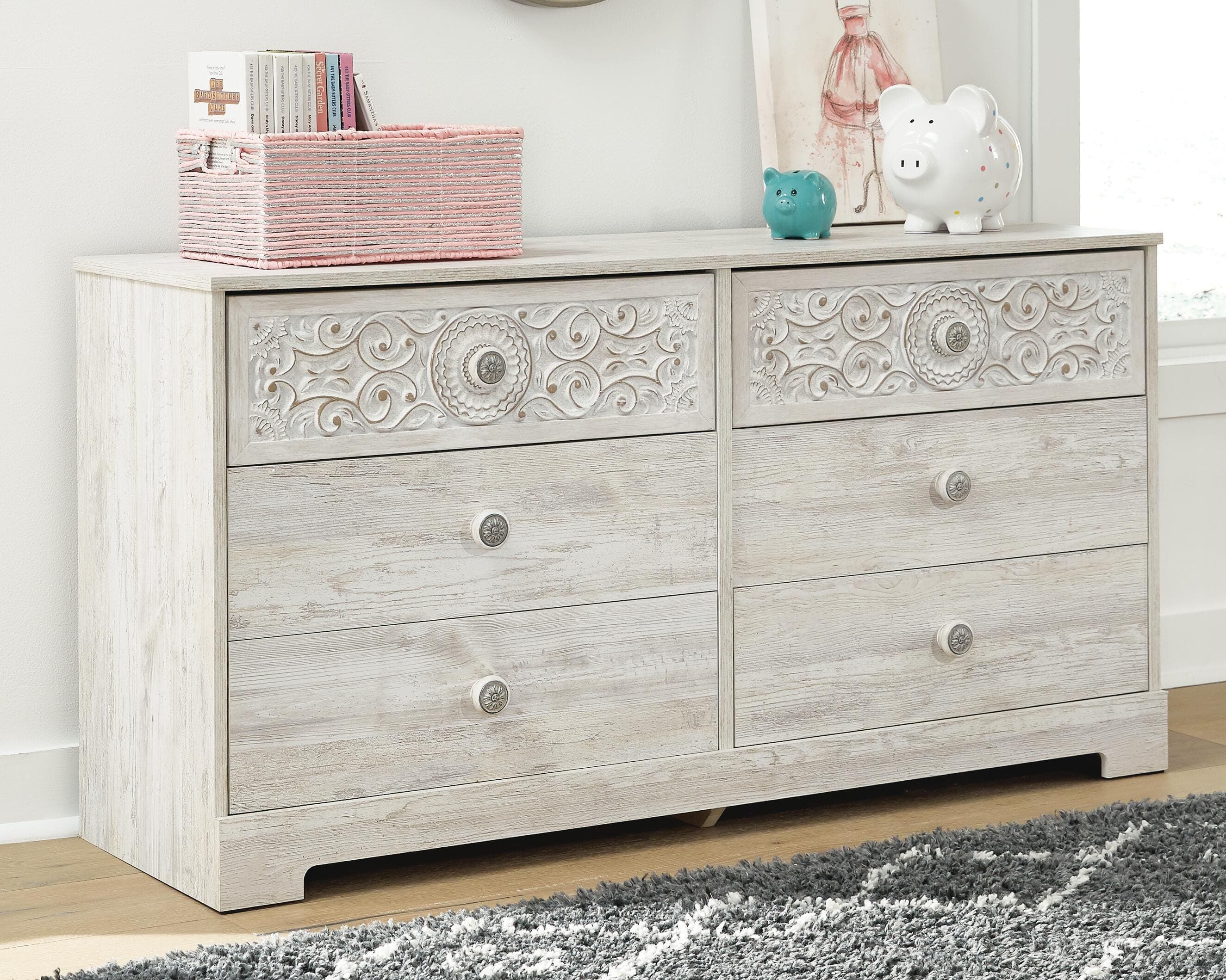 Paxberry Dresser — White — view 2