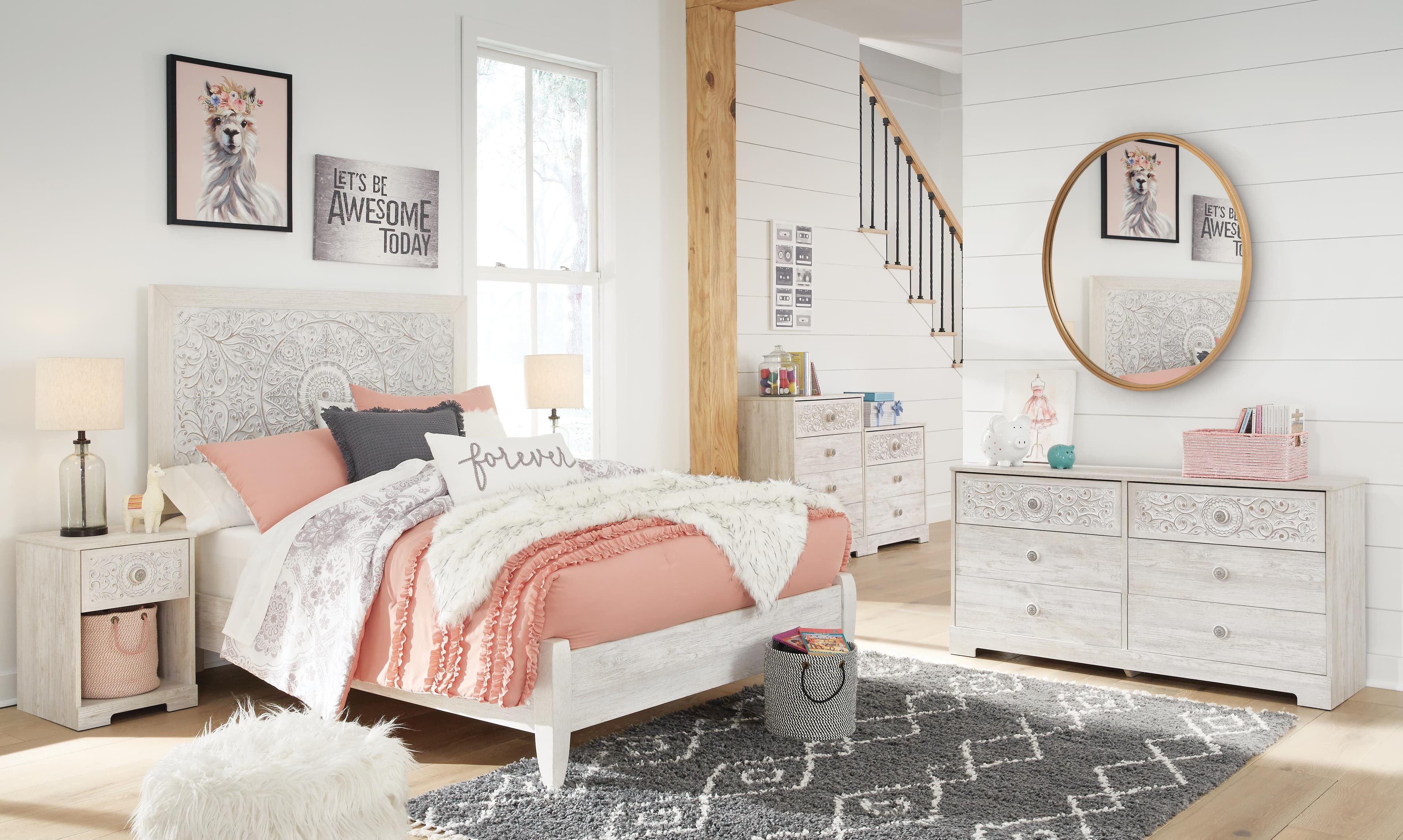 Paxberry Dresser — White — view 3