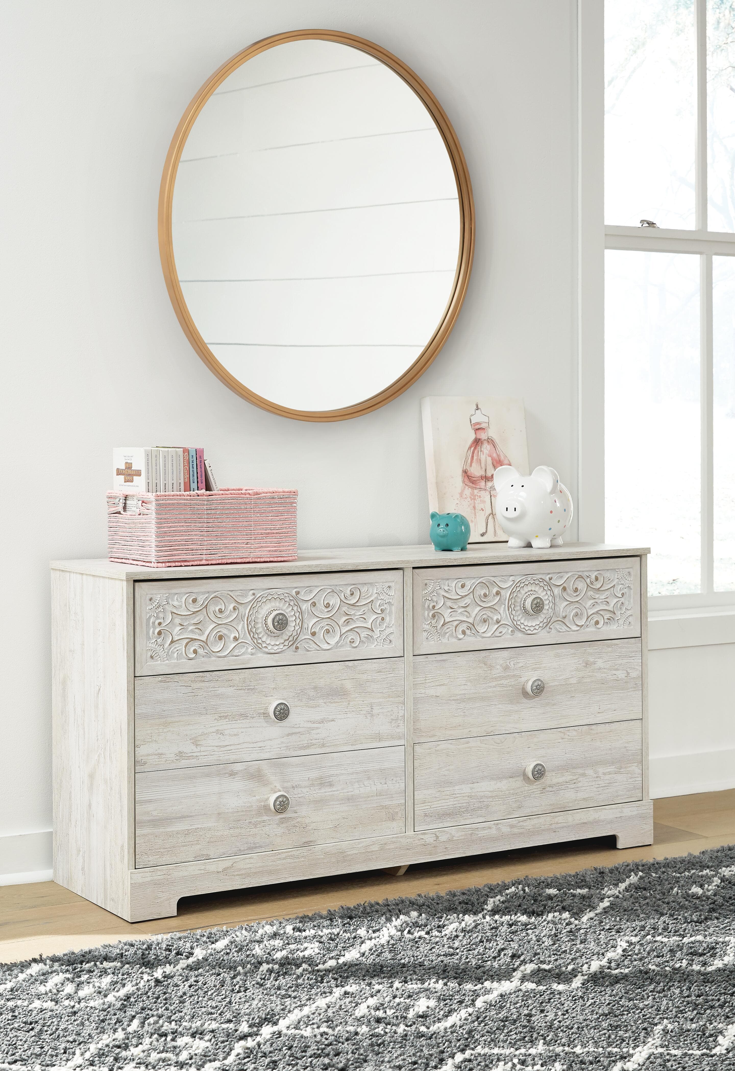 Paxberry Dresser — White — view 7