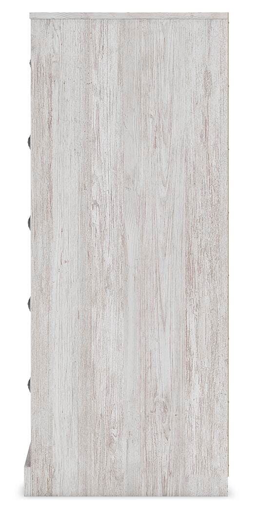 Paxberry Chest of Drawers — White — view 7