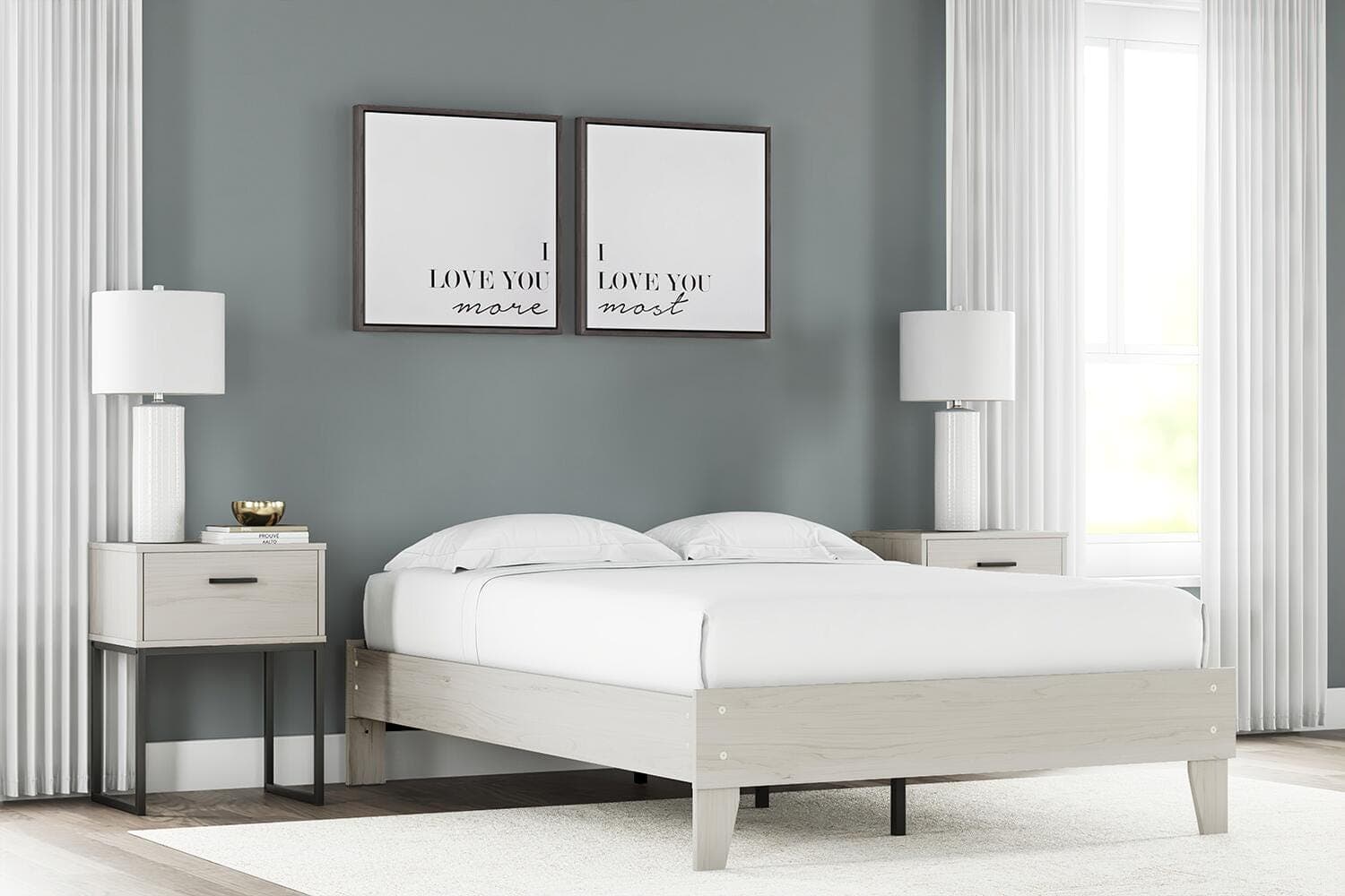 Socalle Full Platform Bed — Natural — view 2