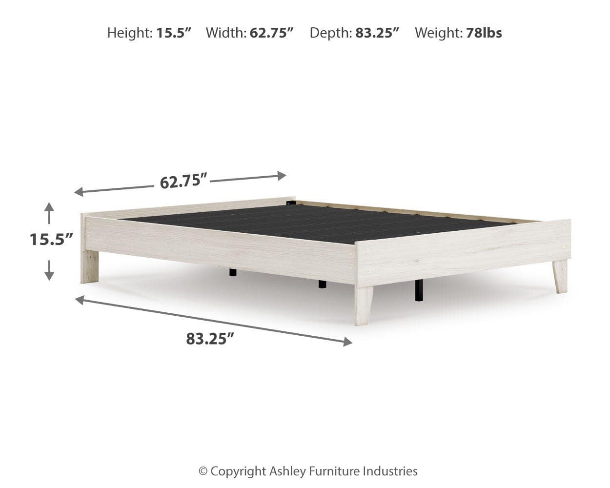 Socalle Queen Platform Bed — Natural — view 4