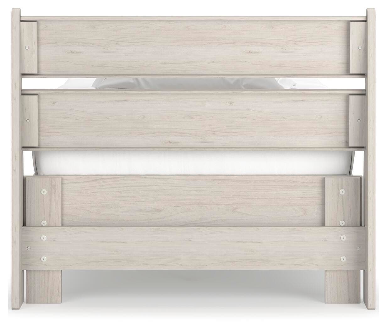 Socalle Twin Panel Platform Bed — Natural — view 7