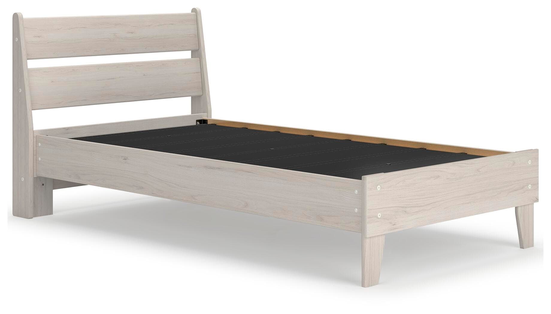 Socalle Twin Panel Platform Bed — Natural — view 2