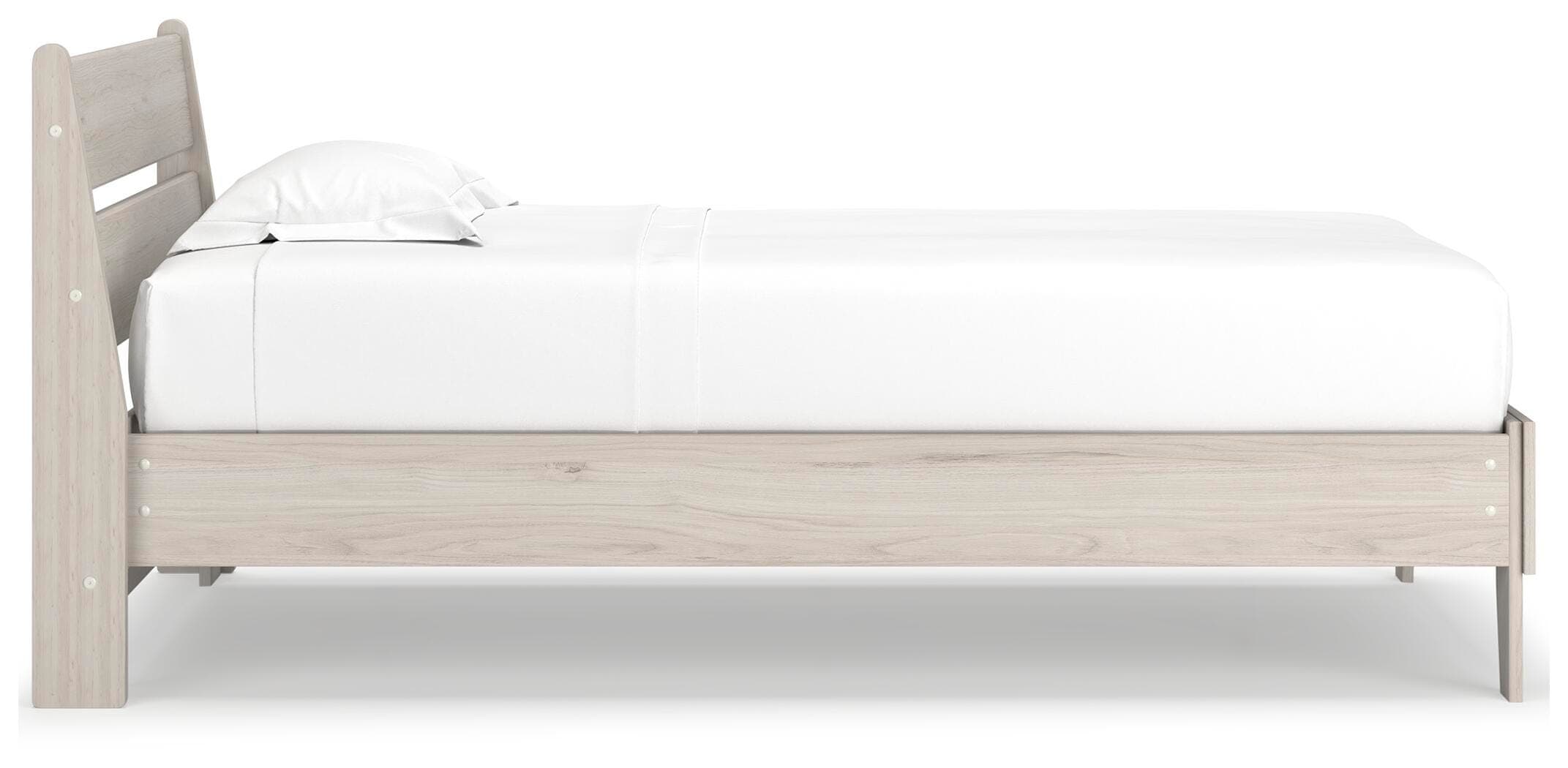 Socalle Twin Panel Platform Bed — Natural — view 6