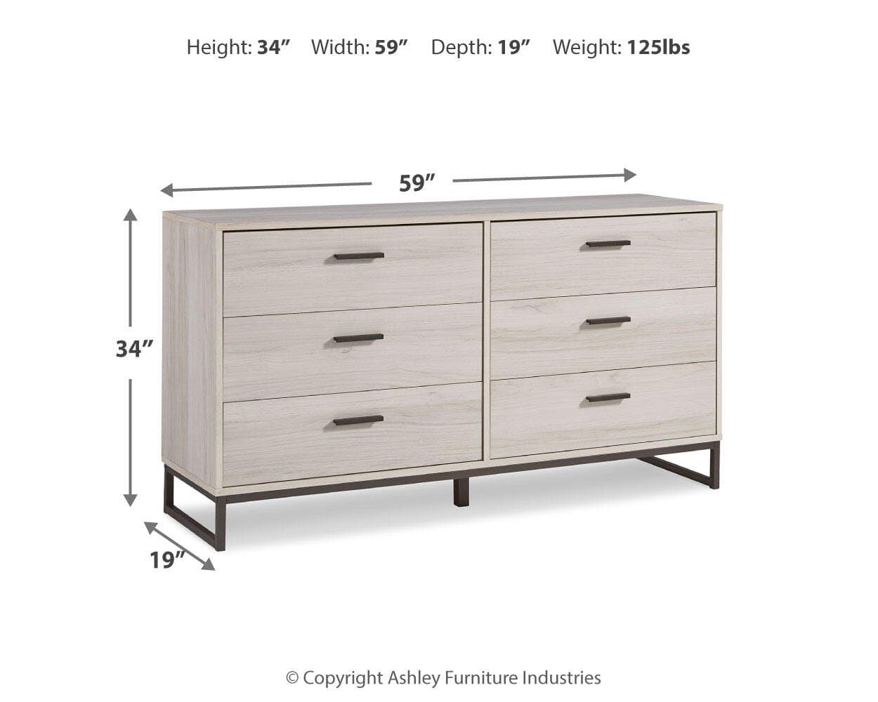 Socalle Dresser — Natural & Brown/Beige — view 7