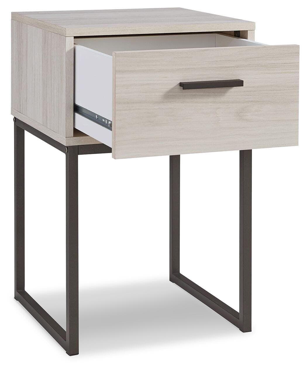 Socalle Nightstand — Natural & Brown/Beige — view 3