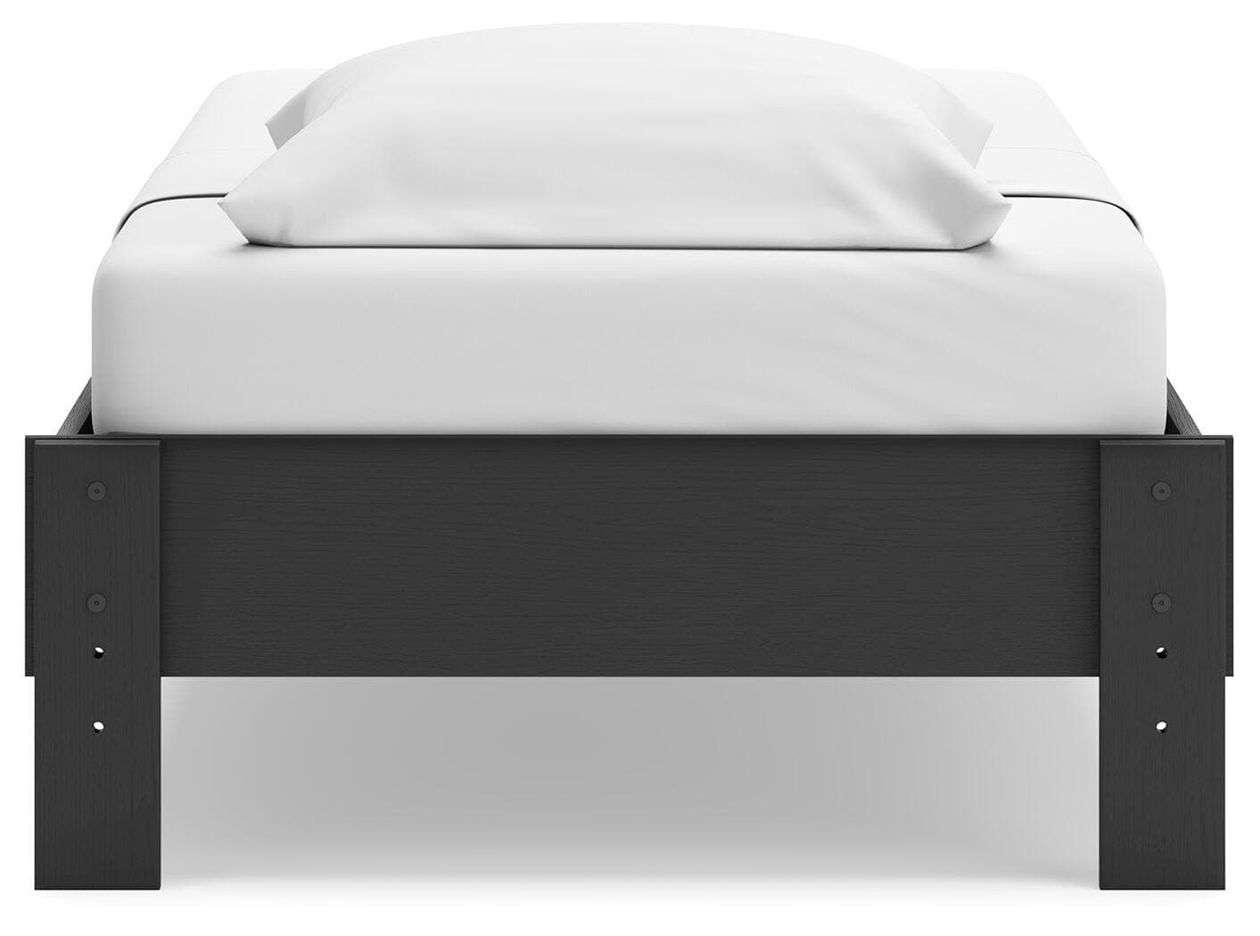 Socalle Twin Platform Bed — Black/Gray — view 6