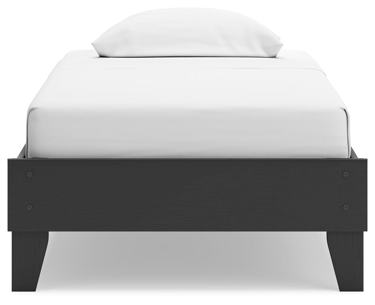 Socalle Twin Platform Bed — Black/Gray — view 5