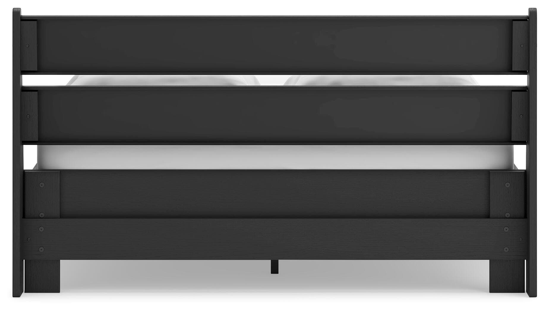 Socalle Queen Panel Platform Bed — Black/Gray — view 7