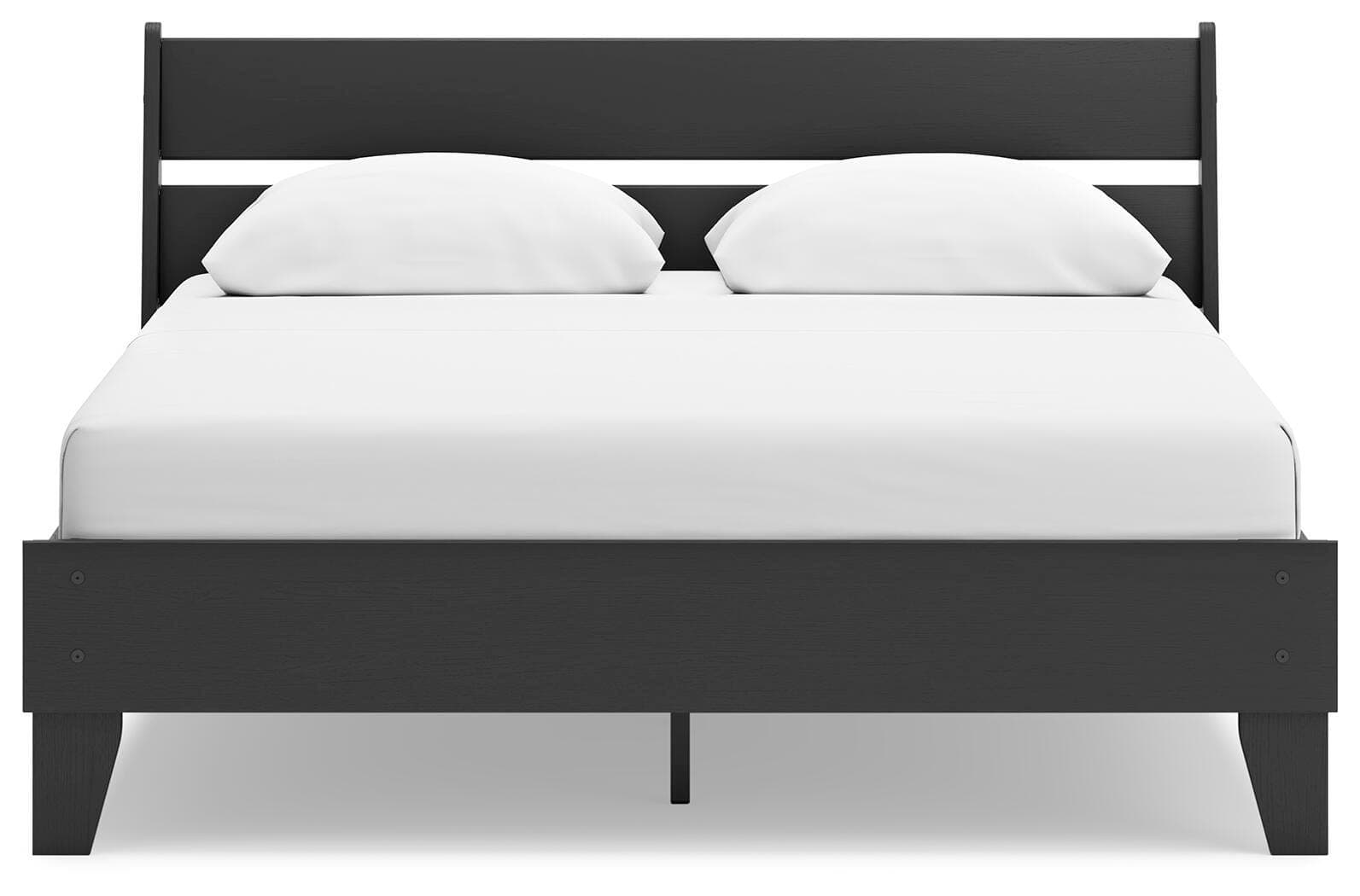 Socalle Queen Panel Platform Bed — Black/Gray — view 6