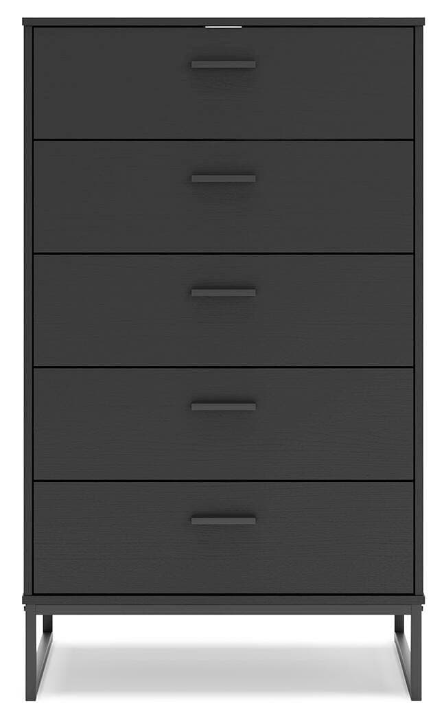 Socalle Chest of Drawers — Black/Gray — view 6