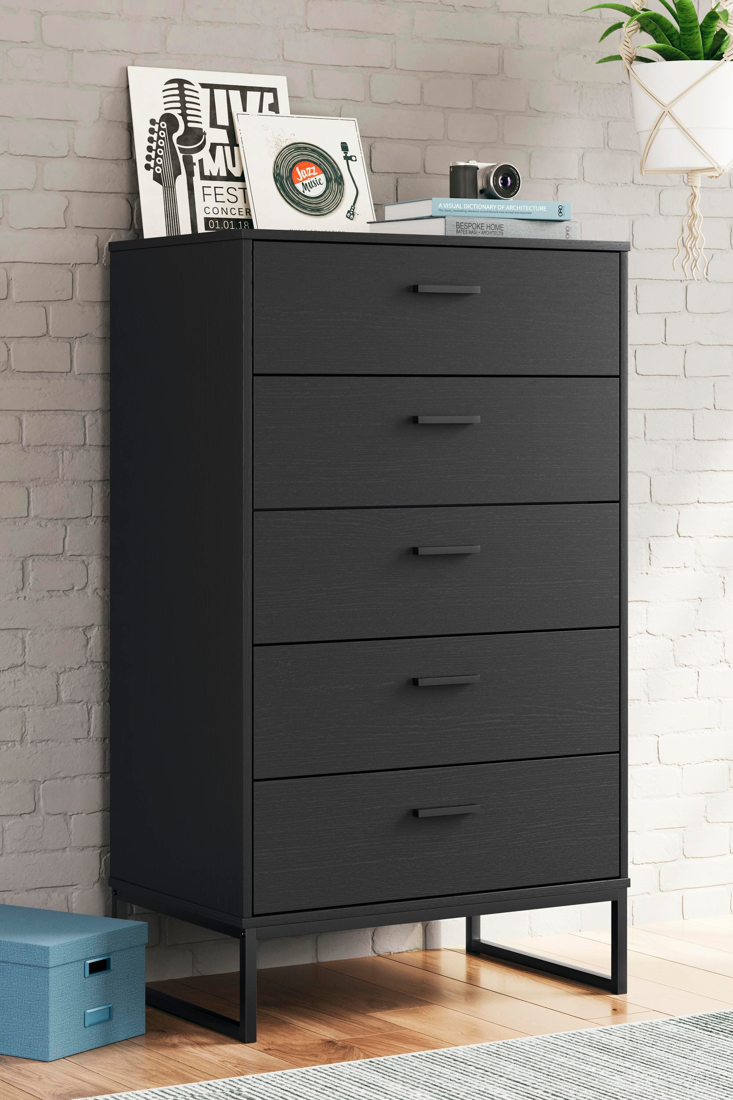 Socalle Chest of Drawers — Black/Gray — view 2