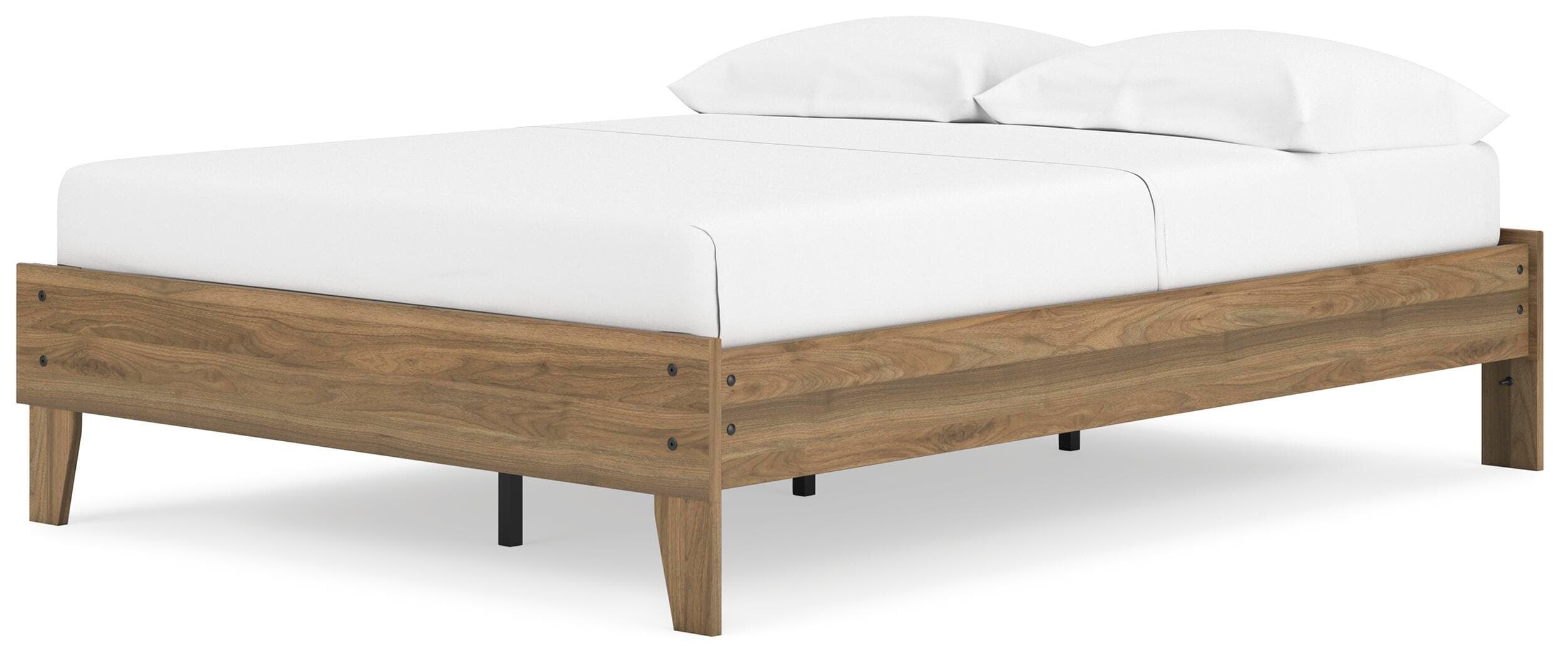 Deanlow Full Platform Bed — Brown/Beige — view 4