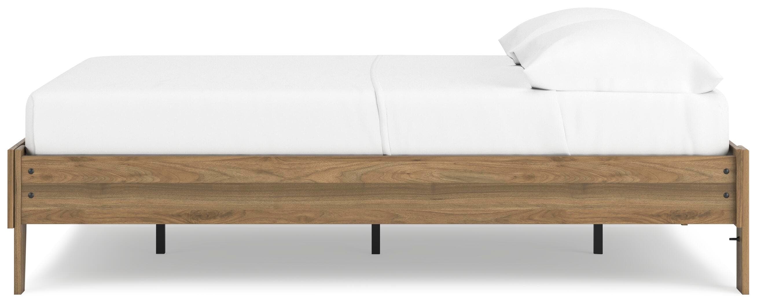 Deanlow Full Platform Bed — Brown/Beige — view 7