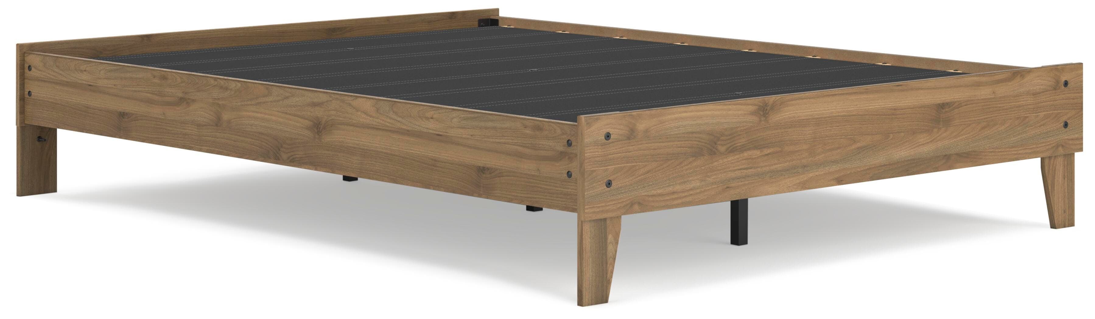 Deanlow Queen Platform Bed — Brown/Beige — view 3