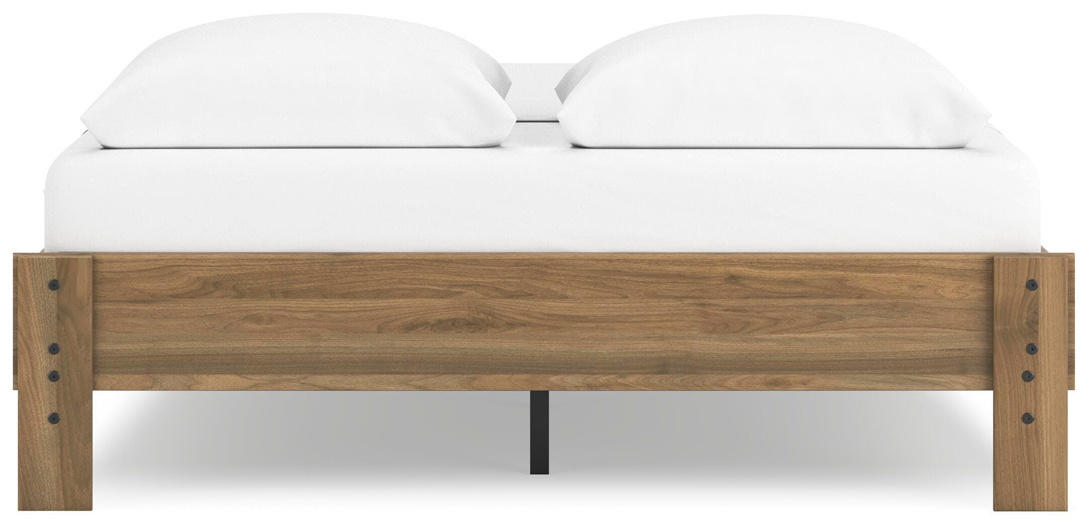 Deanlow Queen Platform Bed — Brown/Beige — view 5