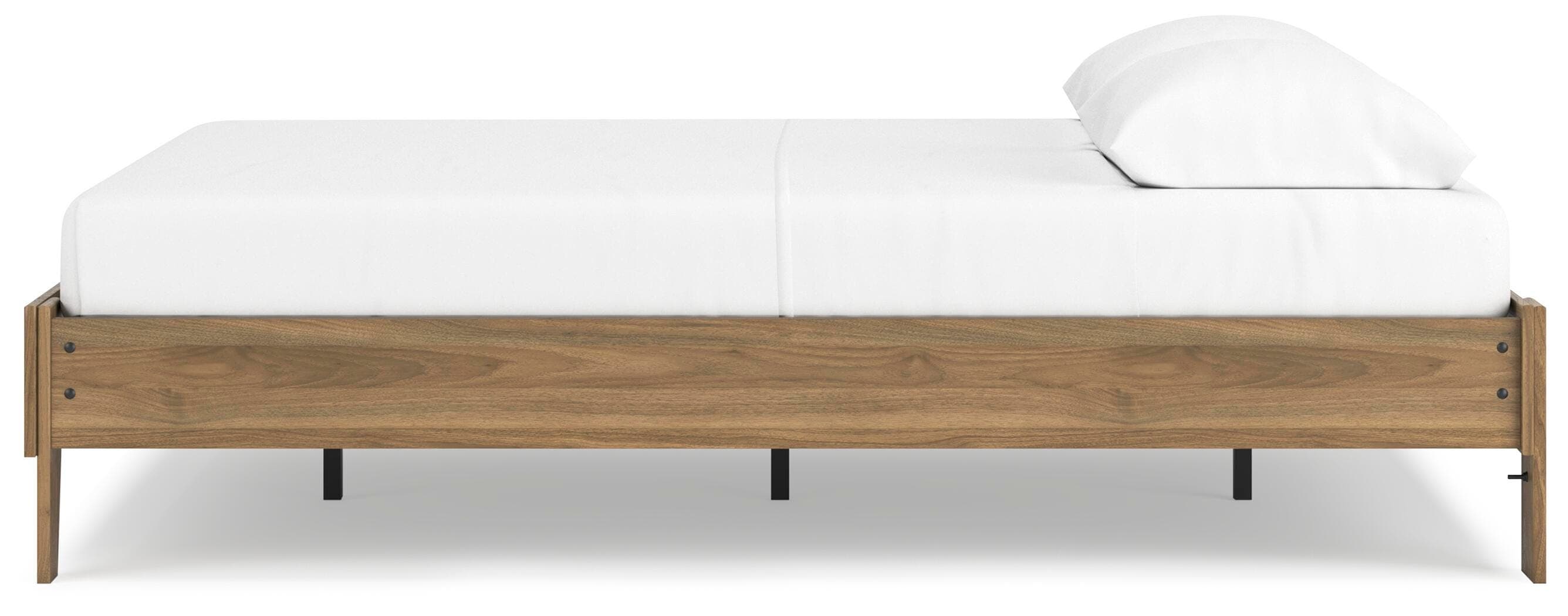 Deanlow Queen Platform Bed — Brown/Beige — view 7