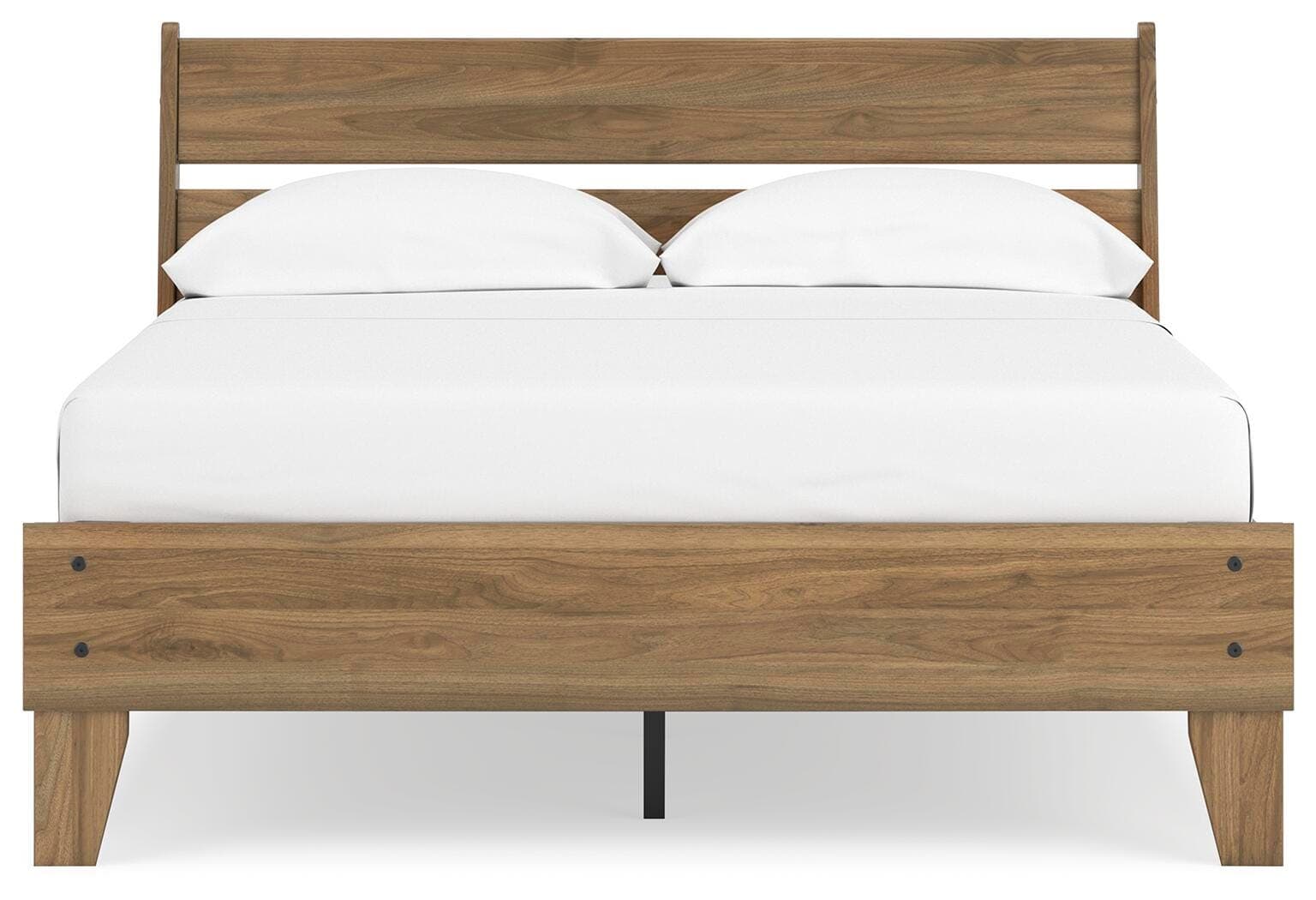 Deanlow Full Platform Panel Bed — Brown/Beige — view 5