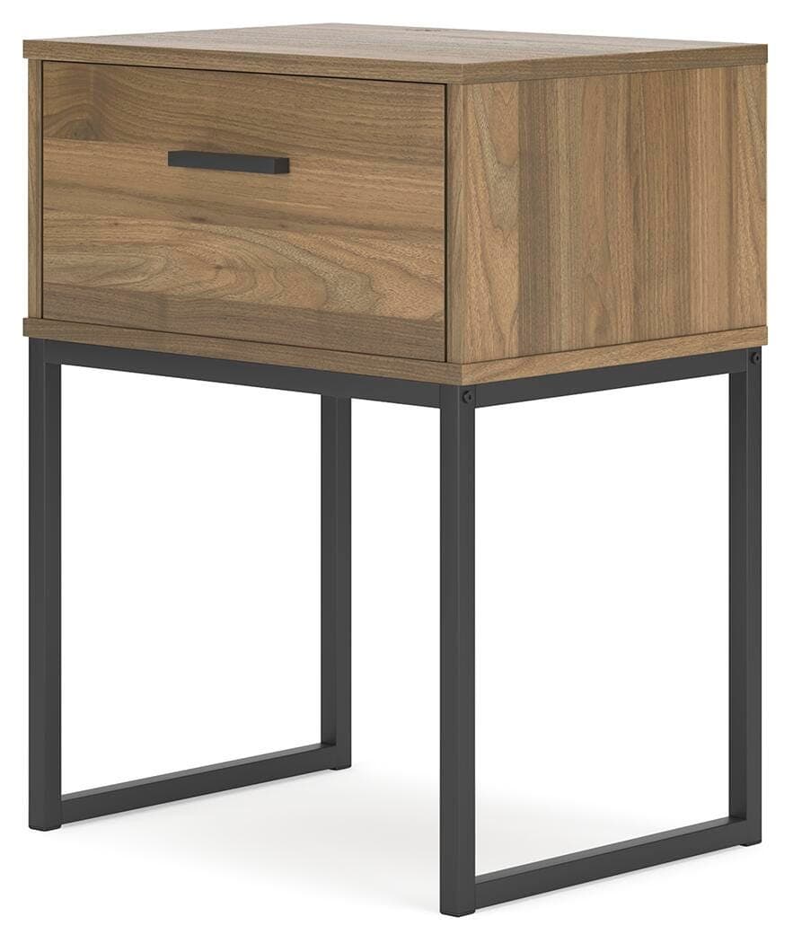 Deanlow Nightstand — Brown/Beige — view 3