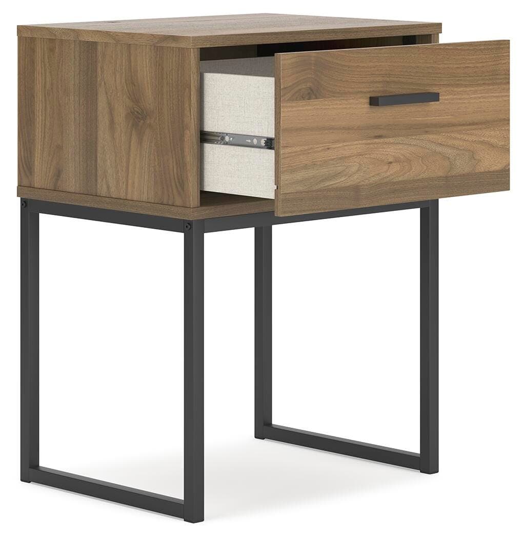 Deanlow Nightstand — Brown/Beige — view 4