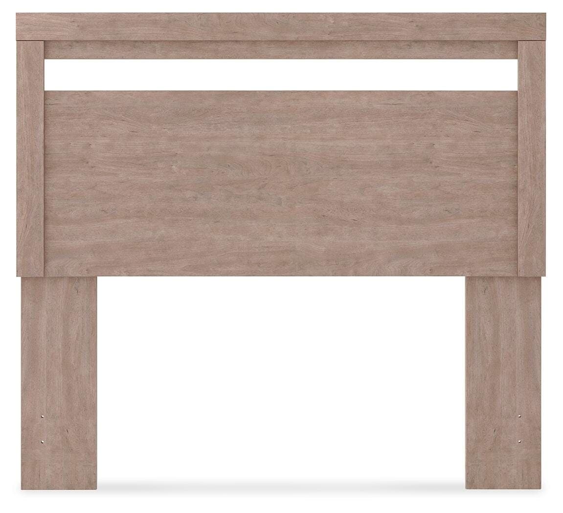 Flannia Full Panel Headboard — Black/Gray — view 2