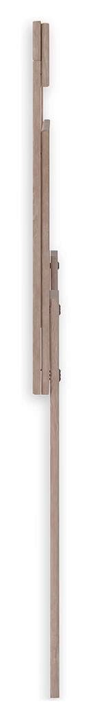 Flannia Full Panel Headboard — Black/Gray — view 6