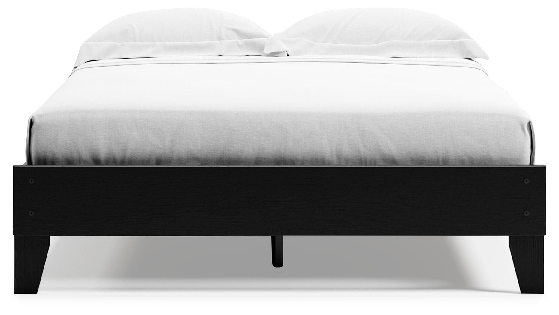 Finch Queen Platform Bed — Black/Gray — view 6