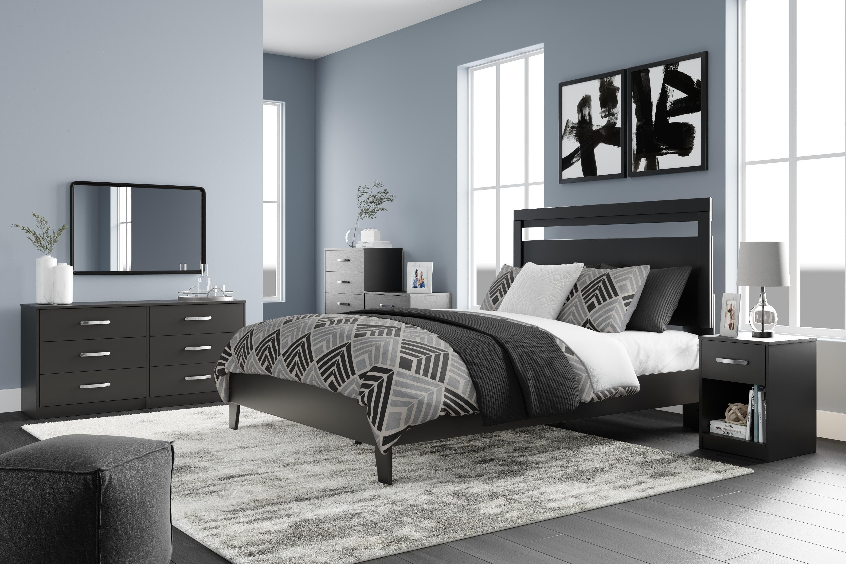 Finch Dresser — Black/Gray — view 3