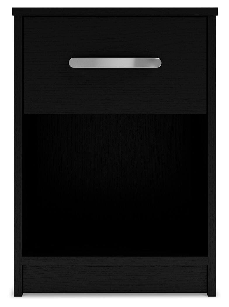 Finch Nightstand — Black/Gray — view 5
