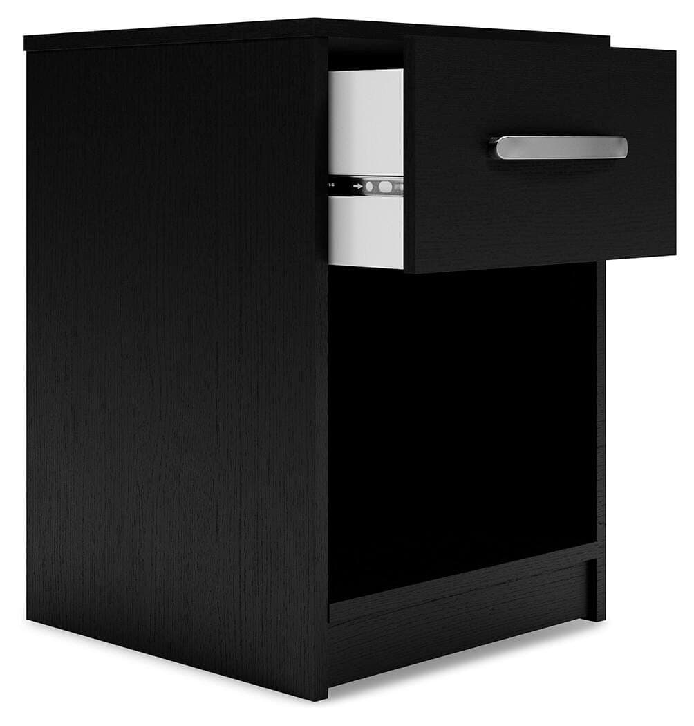 Finch Nightstand — Black/Gray — view 3