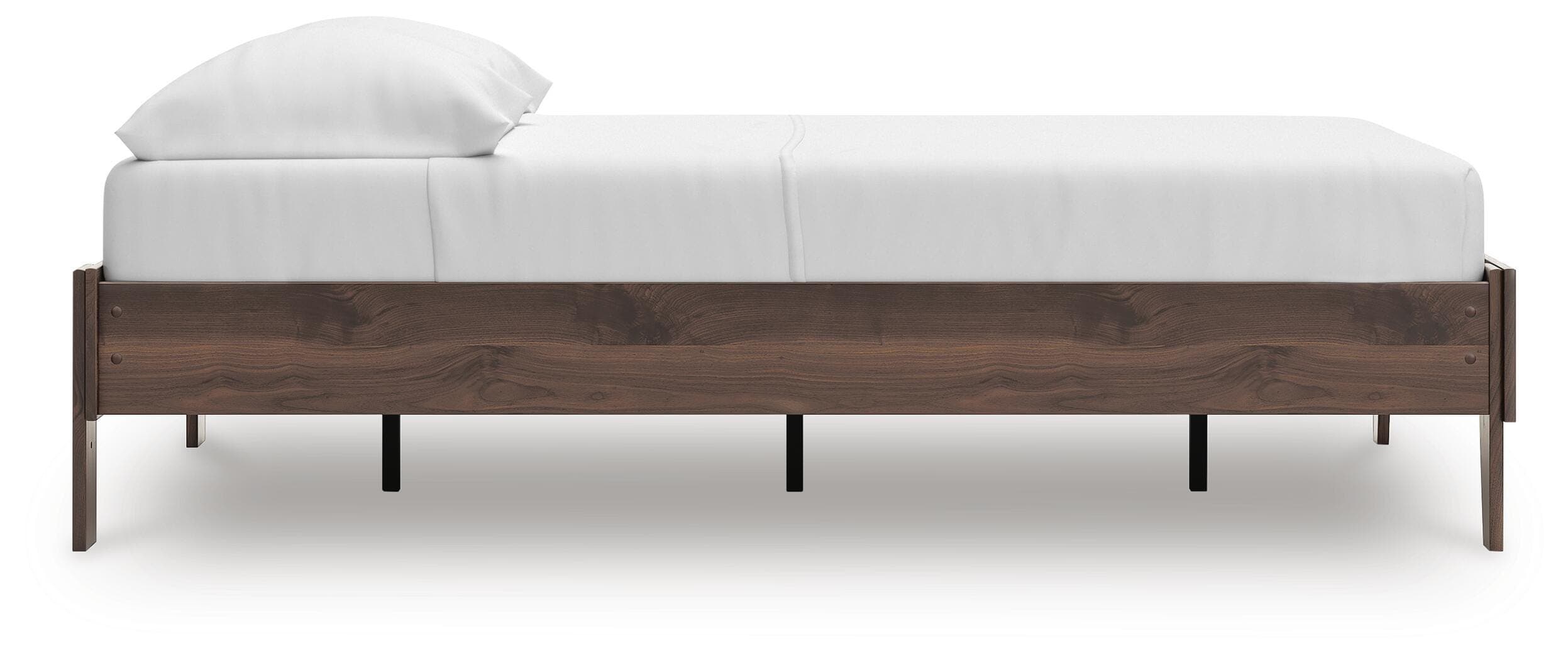 Calverson Full Platform Bed — Brown/Beige — view 6