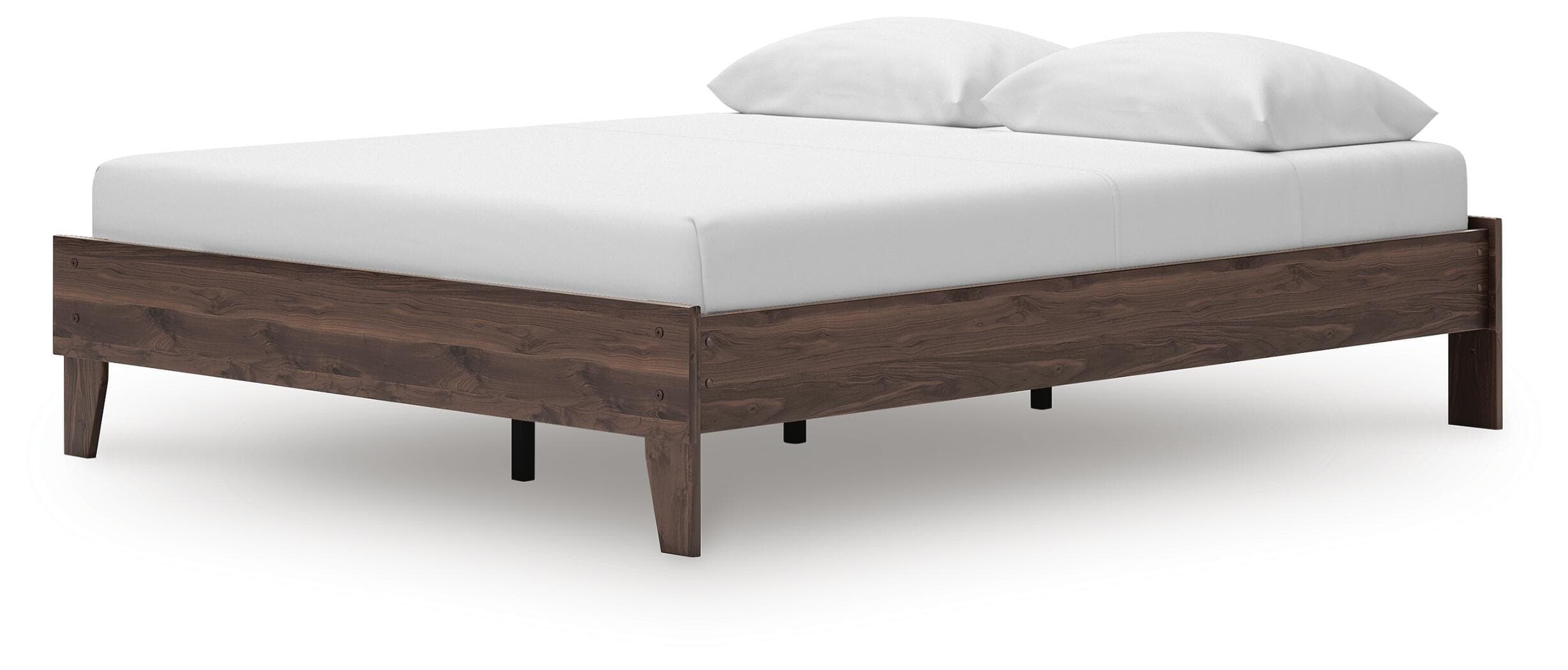 Calverson Queen Platform Bed — Brown/Beige — view 5