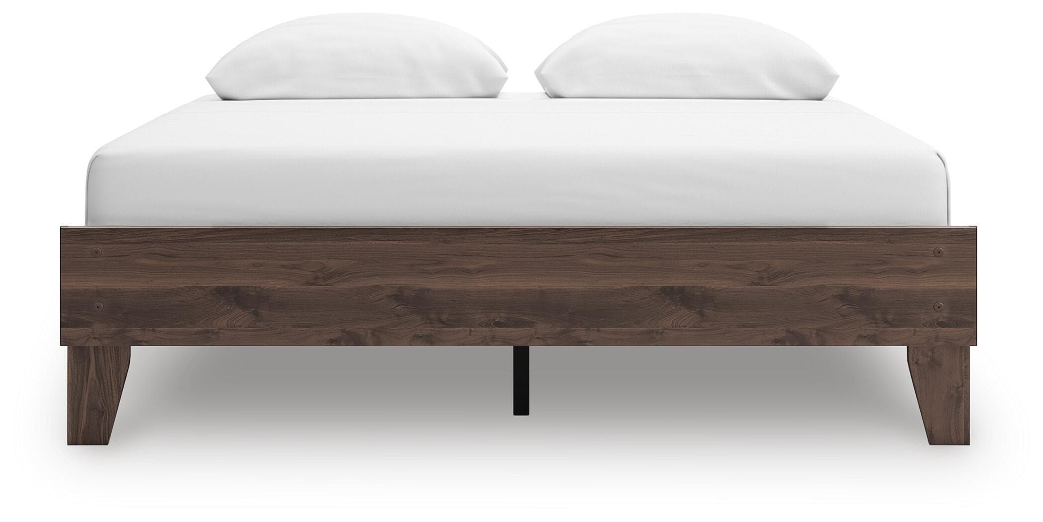 Calverson Queen Platform Bed — Brown/Beige — view 4