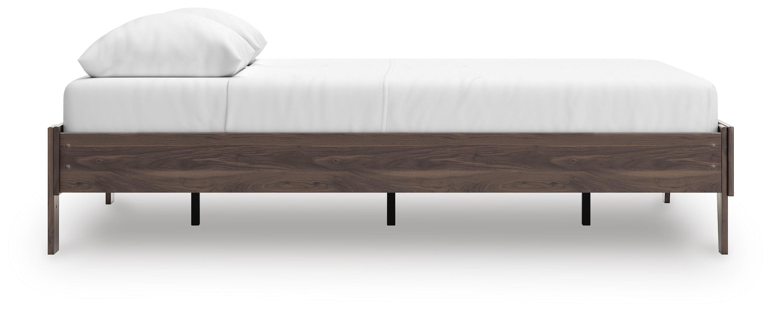 Calverson Queen Platform Bed — Brown/Beige — view 6