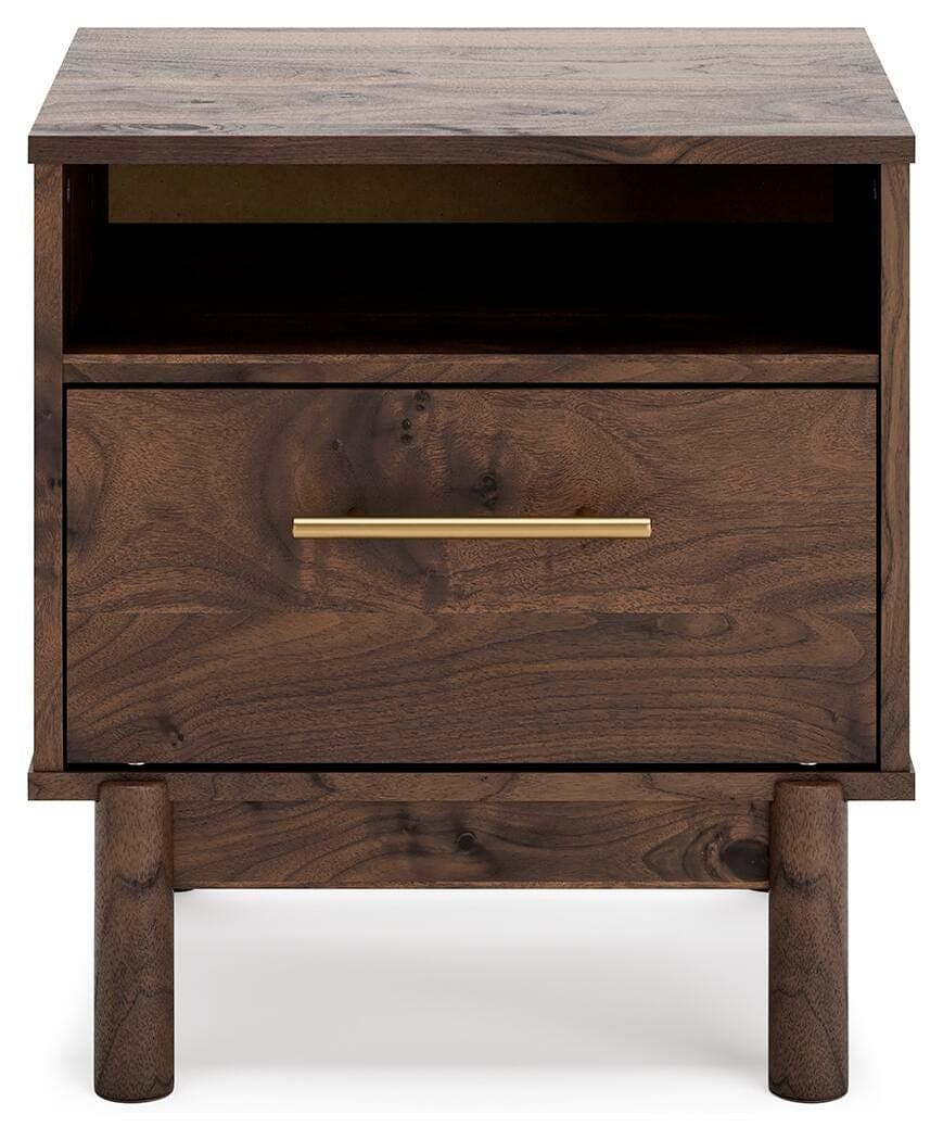 Calverson Nightstand — Brown/Beige — view 4