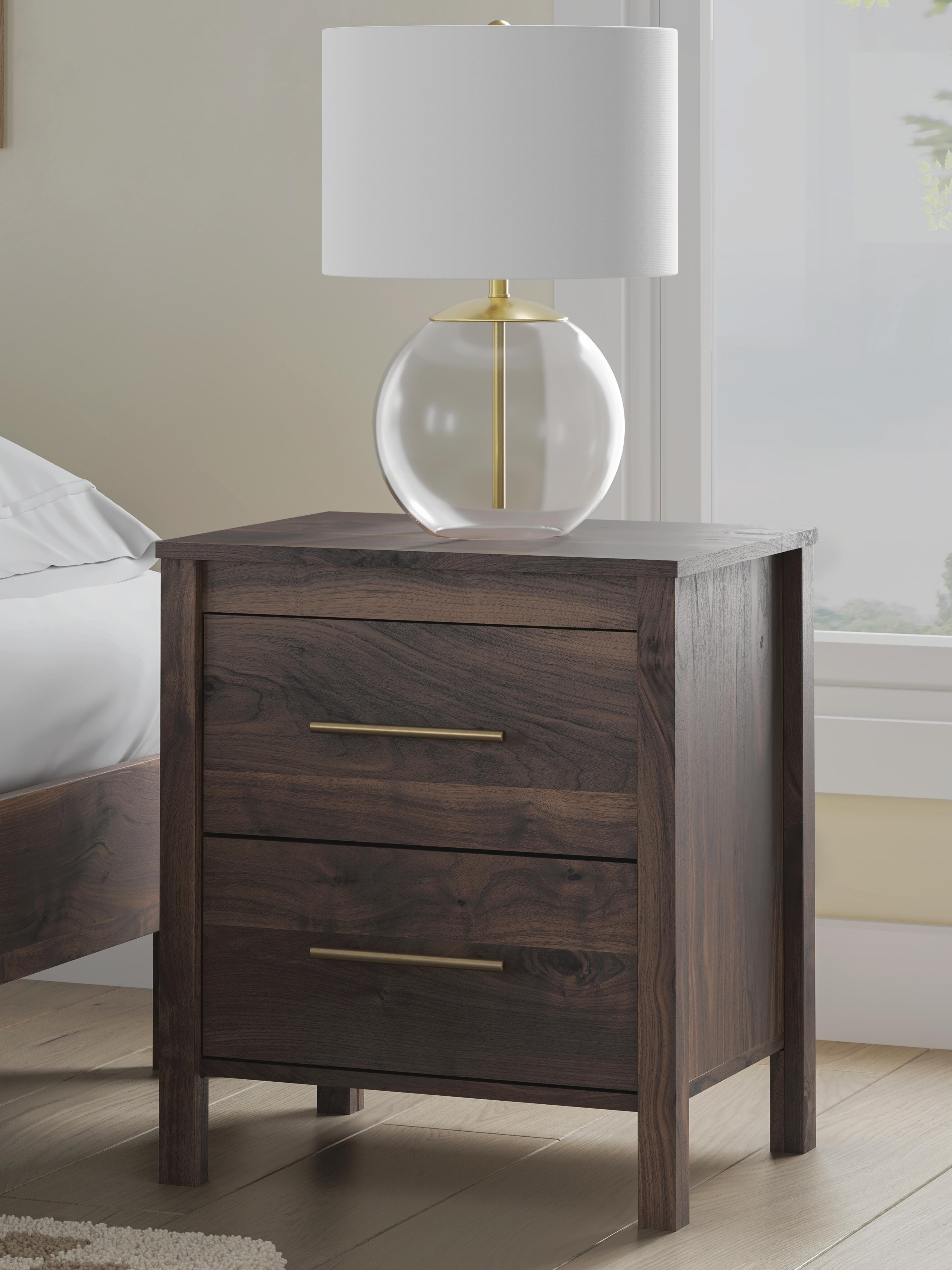 Calverson Nightstand — Mocha — view 2