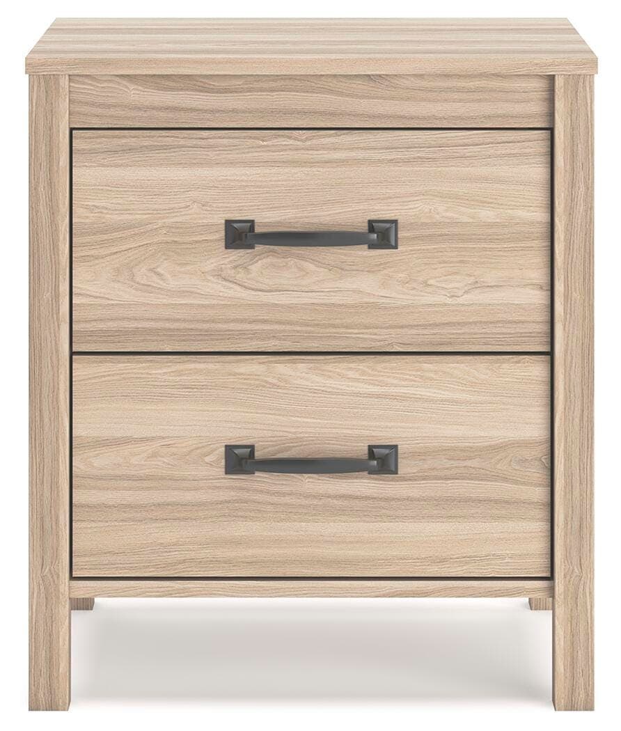 Battelle Nightstand — Brown/Beige — view 5