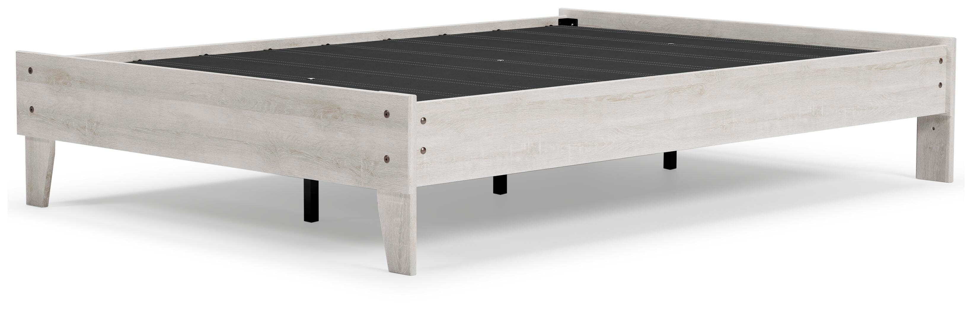 Shawburn Full Platform Bed — White — view 7