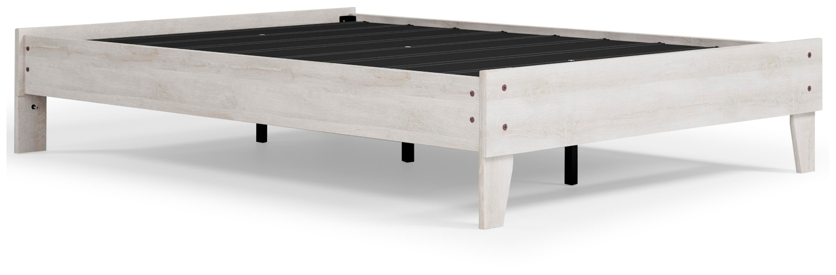 Shawburn Full Platform Bed — White — view 4