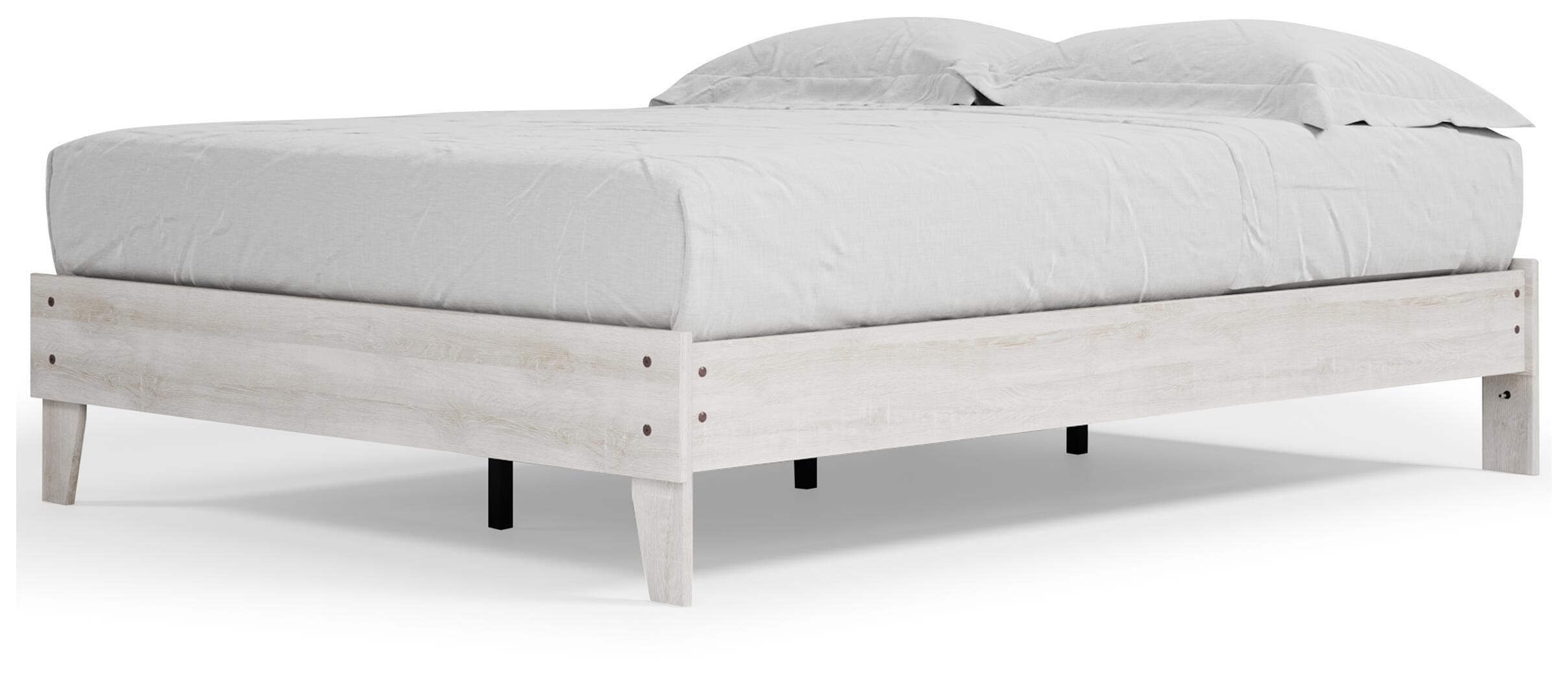 Shawburn Queen Platform Bed — White — view 6