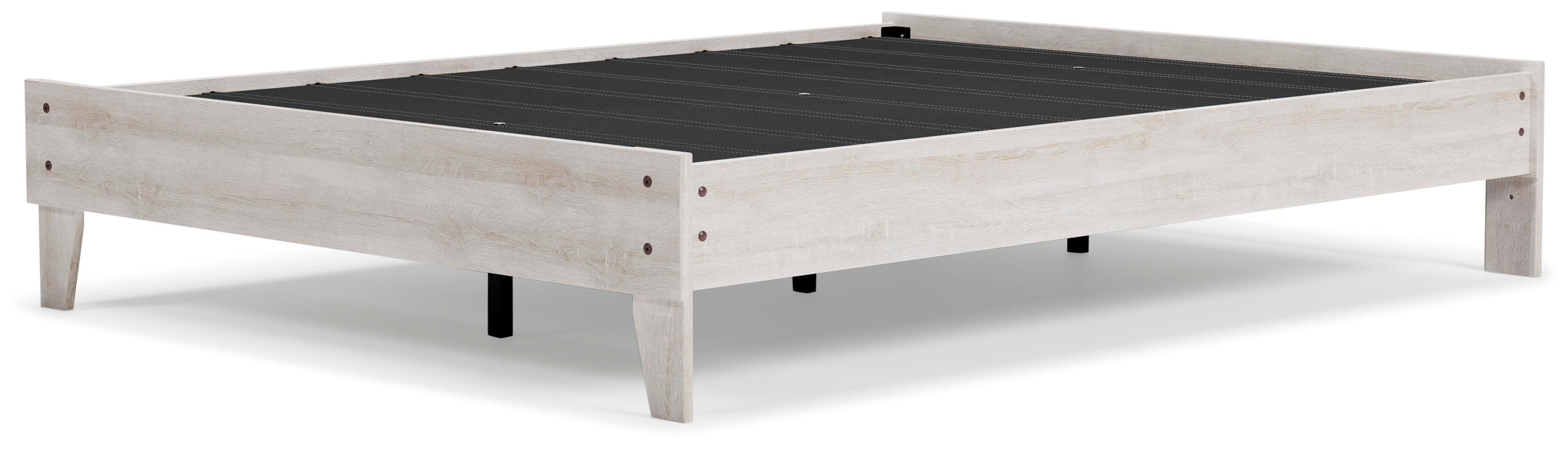 Shawburn Queen Platform Bed — White — view 4