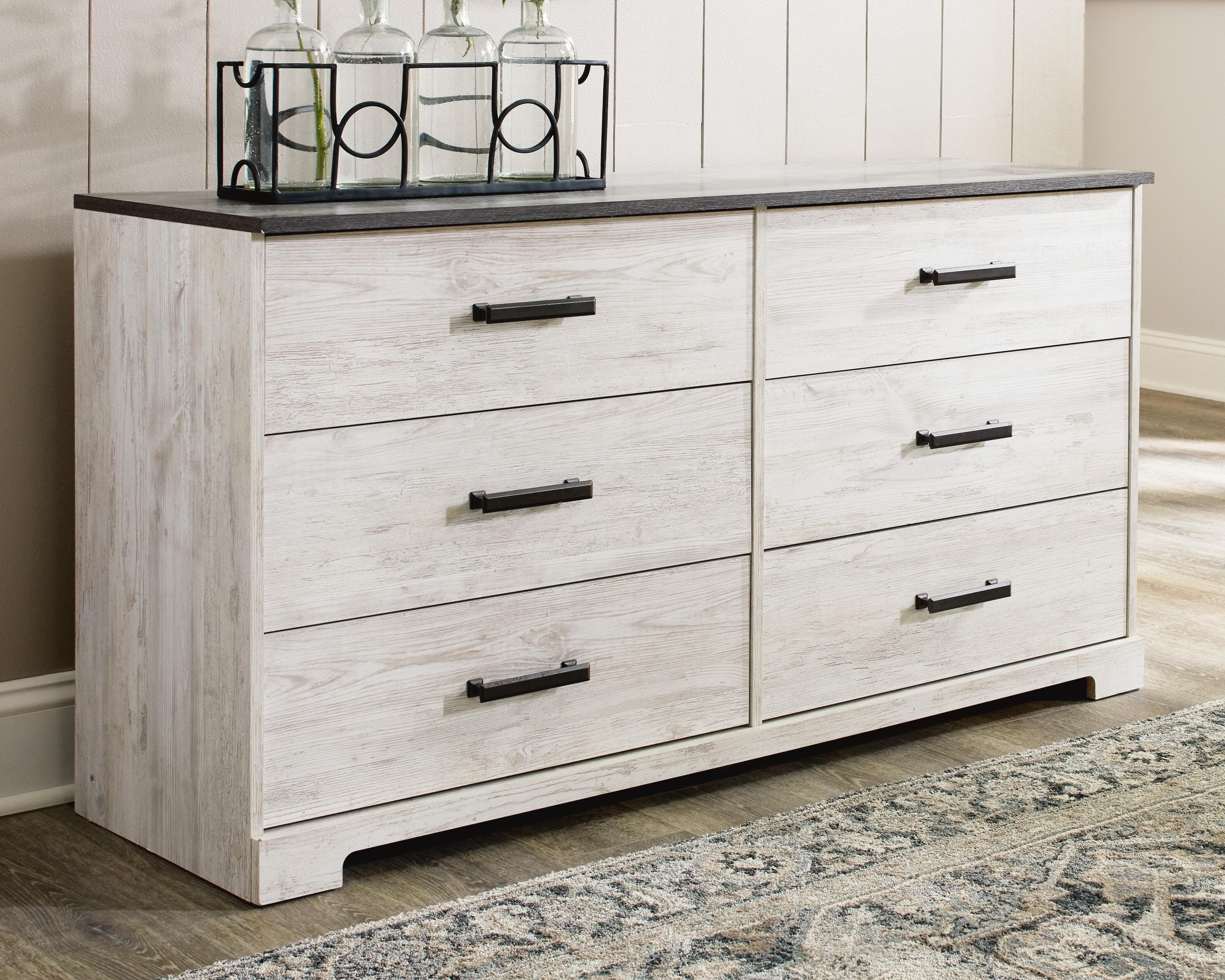 Shawburn Dresser — White & Black/Gray — view 2