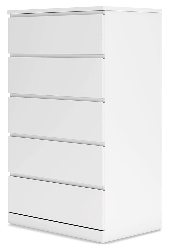 Onita Chest of Drawers — White — view 3