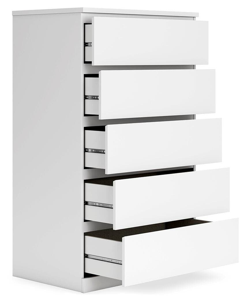 Onita Chest of Drawers — White — view 4