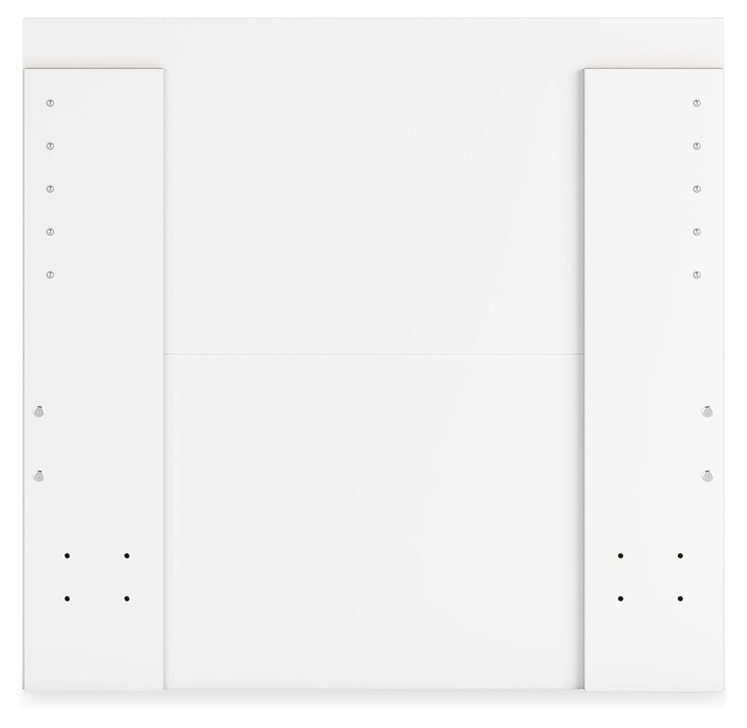 Onita Twin Panel Platform Bed — White — view 6