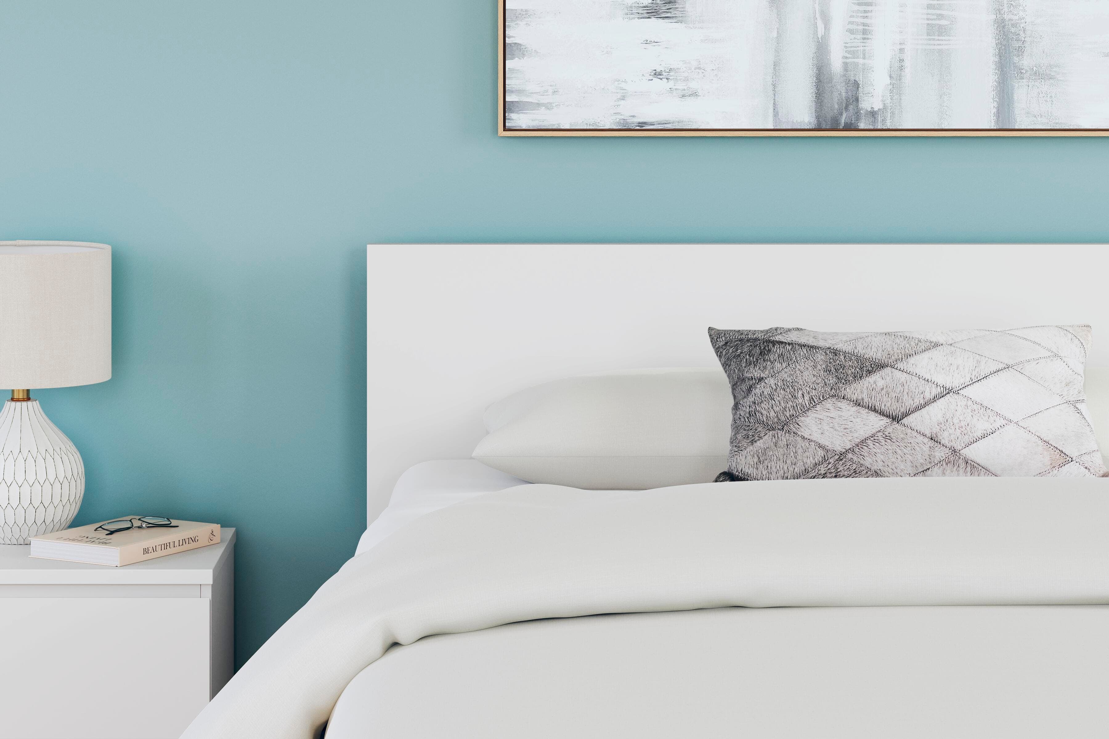 Onita Queen Panel Headboard — White — view 2