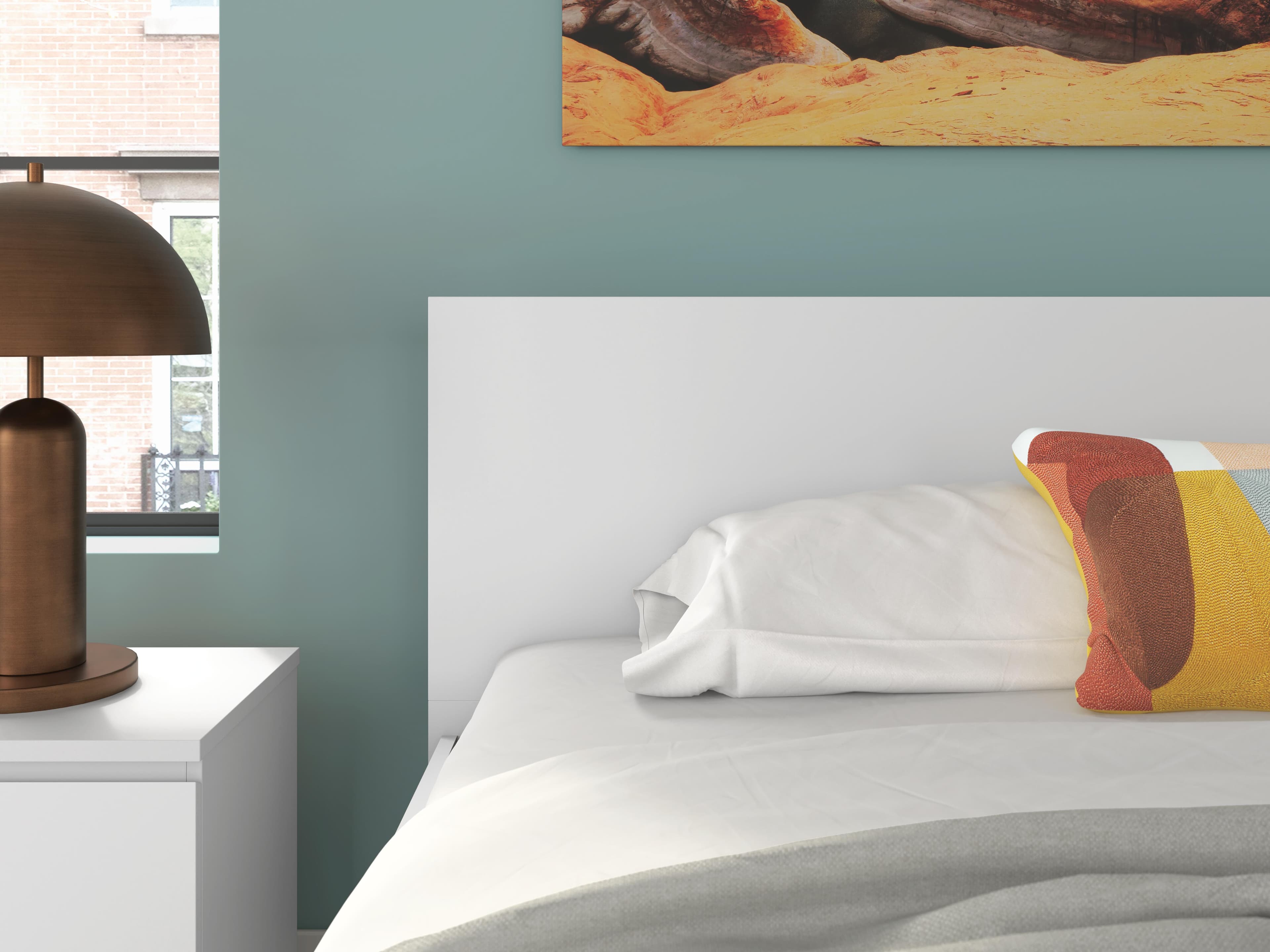 Onita King Panel Headboard — White — view 2